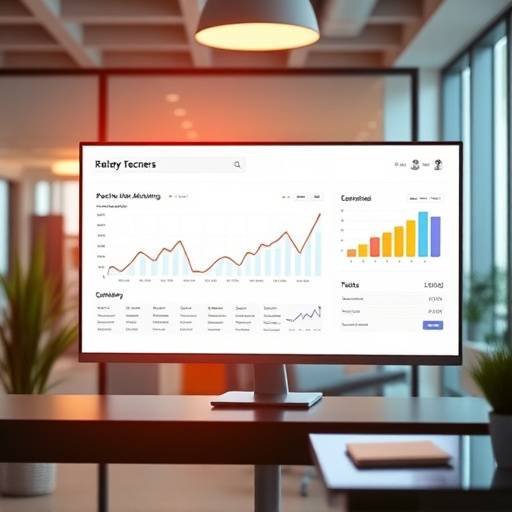 Analytics dashboard displaying positive results from the 'Healthy Living' email marketing campaign, showing high open rates and click-through rates.
